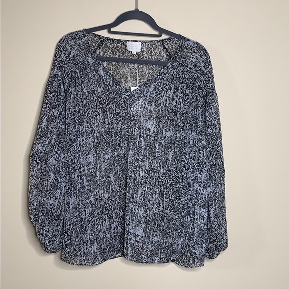 Violet and Claire semi sheer top - Picture 1 of 3